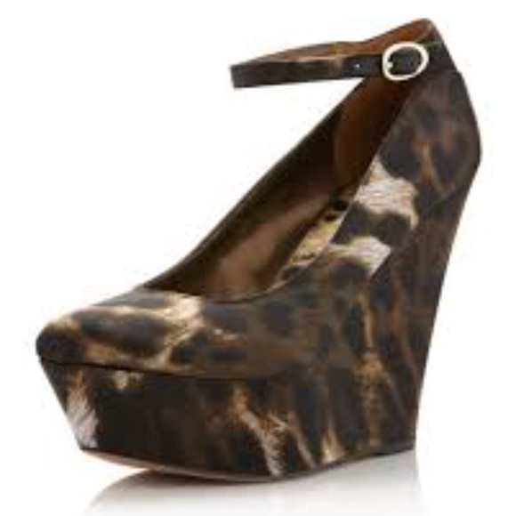 Sam Edelman Shoes - Sam Edelman Quinn Leopard Print Platform Wedge - 7